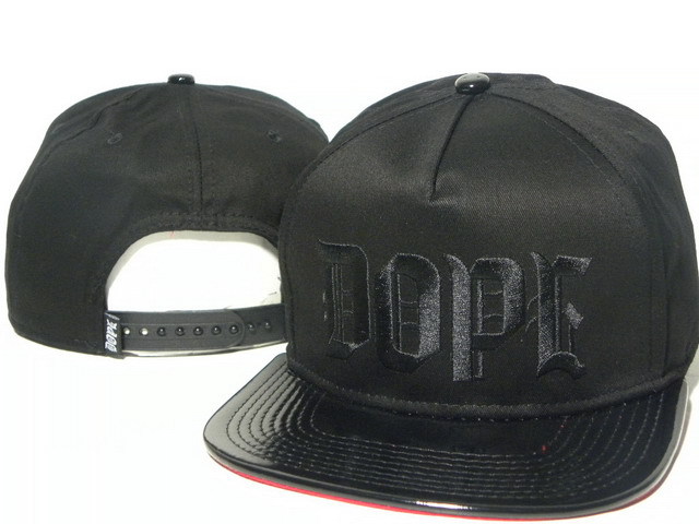 Dope Black Snapback Hat DD 0721
